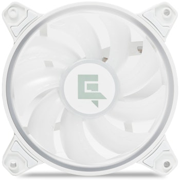 Product image of GamerChief Dash ARGB PWM 120mm Fan - White - Click for product page of GamerChief Dash ARGB PWM 120mm Fan - White
