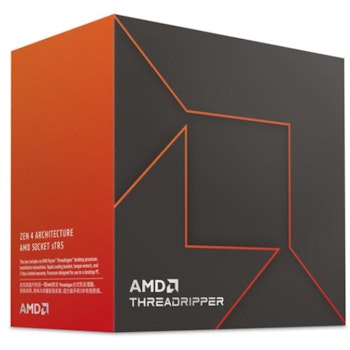 Product image of AMD Ryzen ThreadRipper 7980X 5.1Ghz 64 Core 128 Thread sTR5 - No HSF  Retail Box - Click for product page of AMD Ryzen ThreadRipper 7980X 5.1Ghz 64 Core 128 Thread sTR5 - No HSF  Retail Box