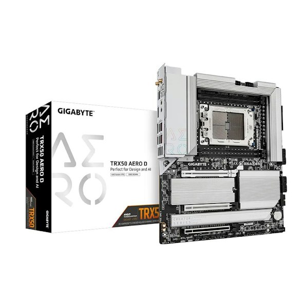 Gigabyte TRX50 AERO D sTR5 eATX Desktop Motherboard