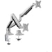 A product image of Brateck Dual Monitor Aluminum Interactive Counterbalance Monitor Arm For 13''-32'' LCD Monitors