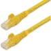A product image of Startech Cat6 2m Yellow Snagless UTP Patch Cable