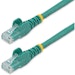 A product image of StarTech Green Snagless CAT6 Ethernet UTP Patch Cable - 2m