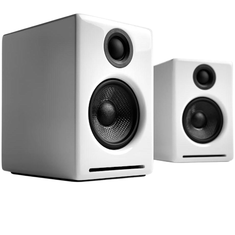 Audioengine A2+ Wireless - Desktop Speakers (Gloss White)