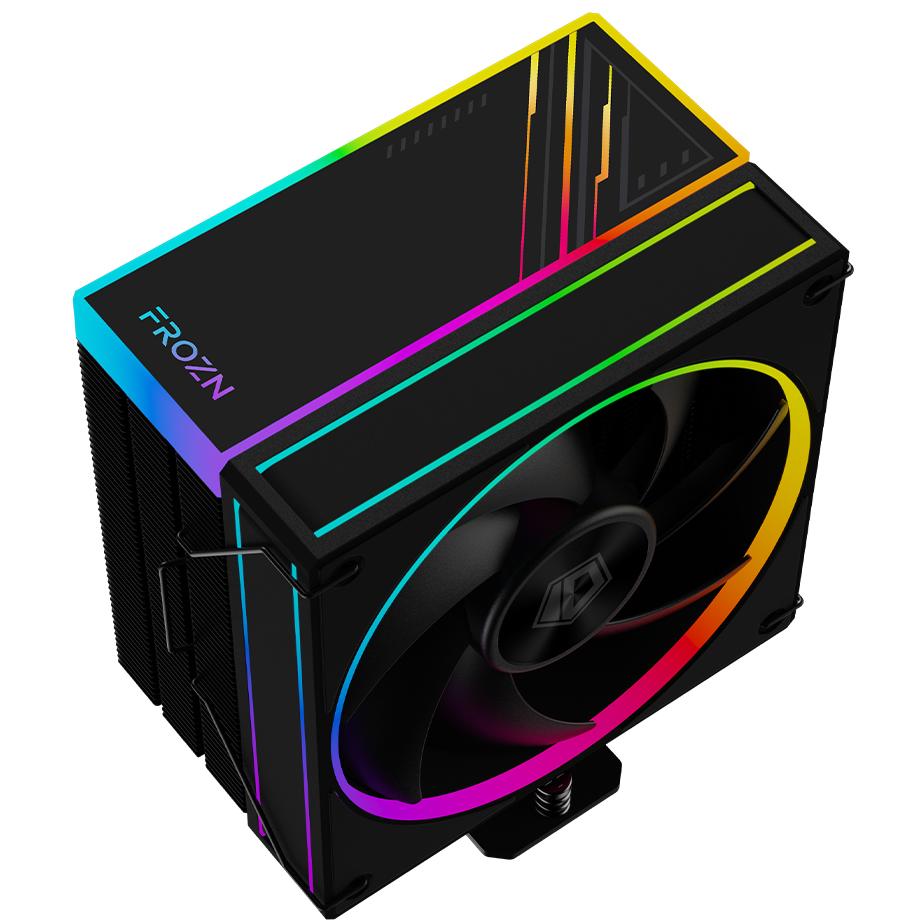 A large main feature product image of ID-COOLING FROZN A410 ARGB CPU Cooler (Black)