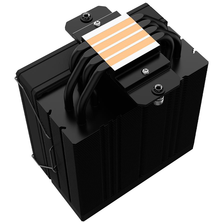 A large main feature product image of ID-COOLING FROZN A410 CPU Cooler (Black)