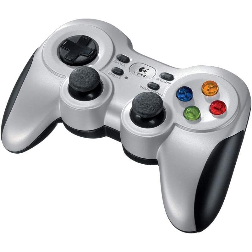 A large main feature product image of Logitech Wireless Gamepad F710