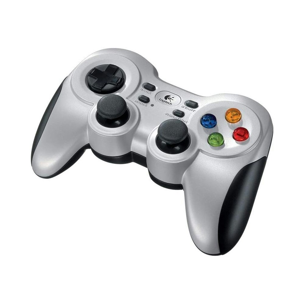 A large main feature product image of Logitech Wireless Gamepad F710