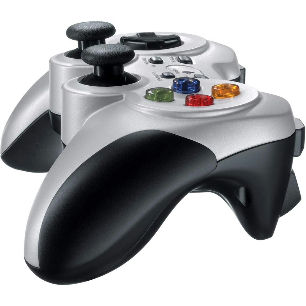A large main feature product image of Logitech Wireless Gamepad F710
