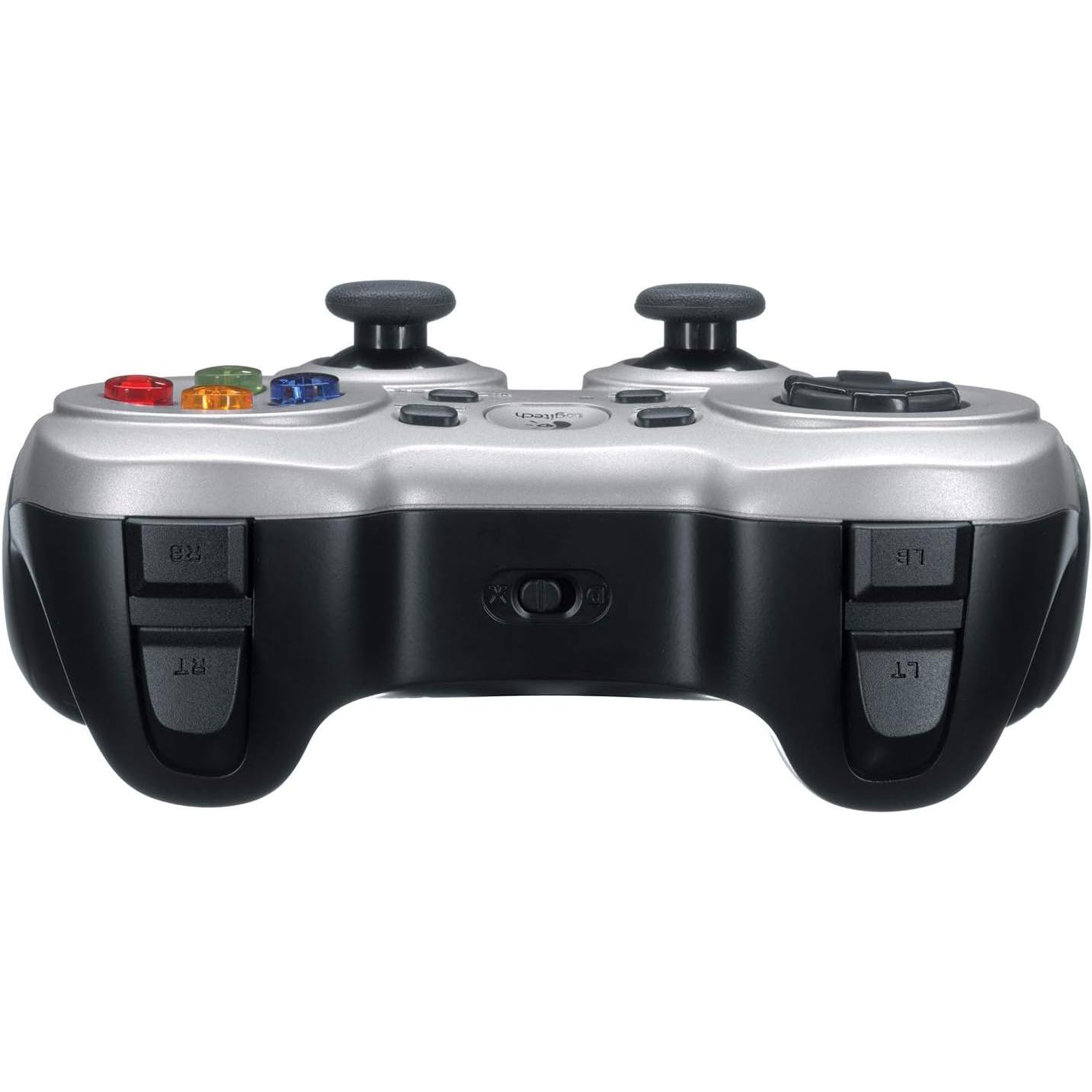A large main feature product image of Logitech Wireless Gamepad F710