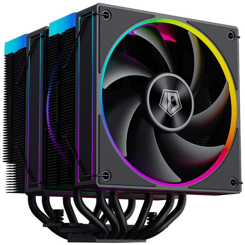 A large main feature product image of ID-COOLING FROZN A620 ARGB Dual-Tower CPU Cooler (Black)