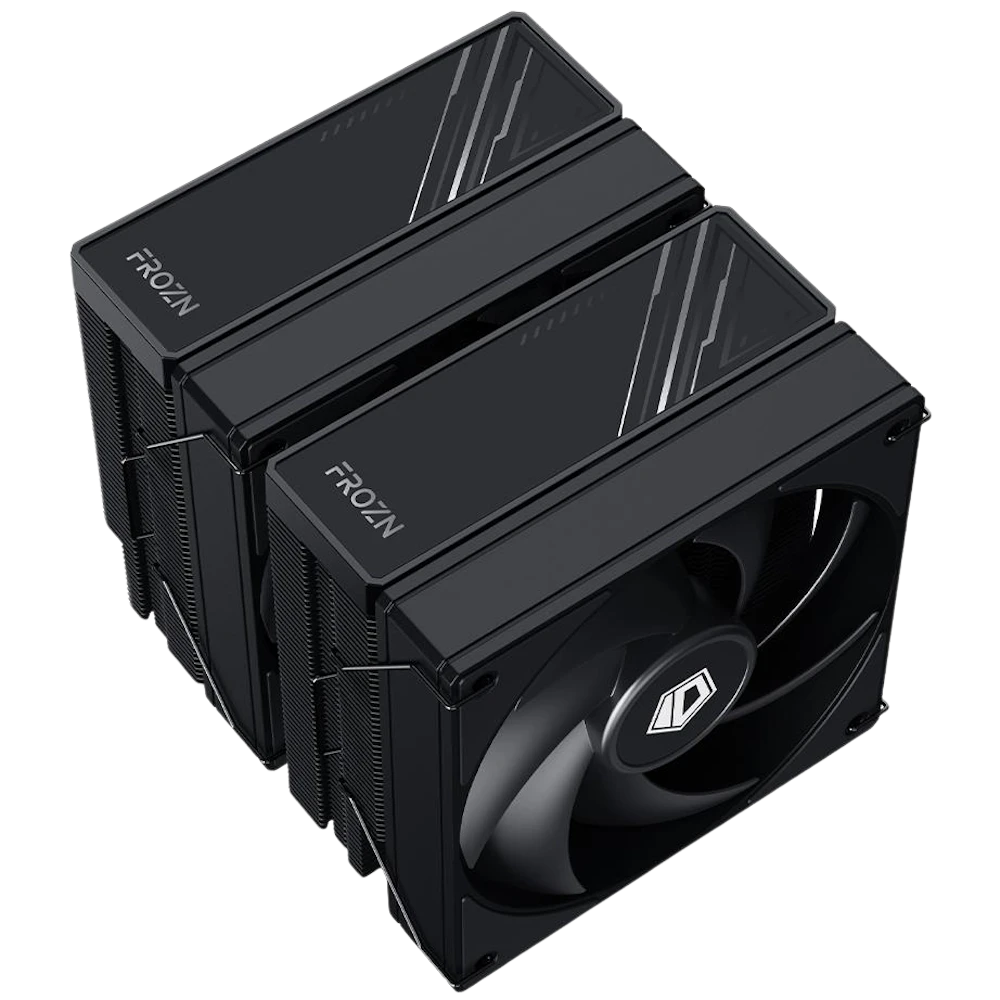 A large main feature product image of ID-COOLING FROZN A620 Dual-Tower CPU Cooler (Black)