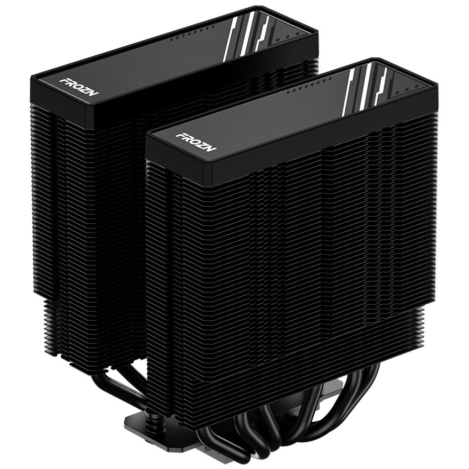 A large main feature product image of ID-COOLING FROZN A620 Dual-Tower CPU Cooler (Black)