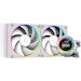 A product image of ID-COOLING Space LCD 240mm AIO CPU Liquid Cooler - White
