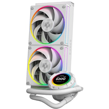Product image of ID-COOLING Space LCD 240mm AIO CPU Liquid Cooler - White - Click for product page of ID-COOLING Space LCD 240mm AIO CPU Liquid Cooler - White