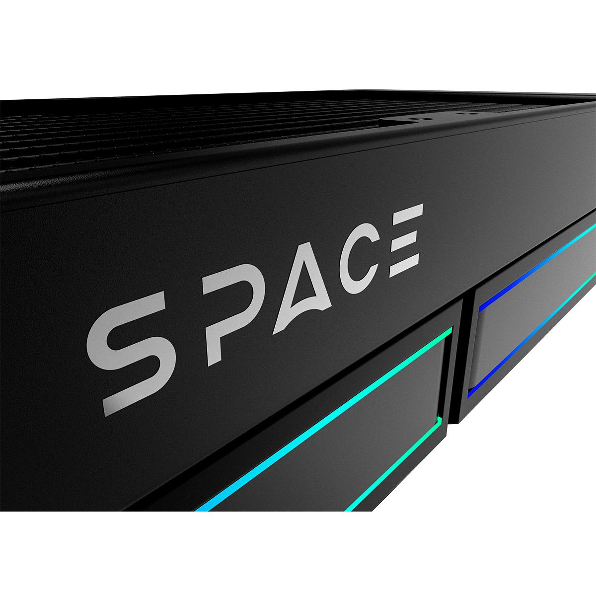 A large main feature product image of ID-COOLING SL360 Space LCD 360mm ARGB AIO Liquid CPU Cooler (Black)