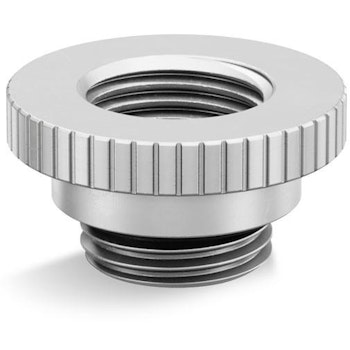 Product image of EK Quantum Torque Surface Port Adapter - Satin Titanium - Click for product page of EK Quantum Torque Surface Port Adapter - Satin Titanium