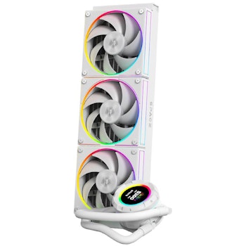 Product image of ID-COOLING Space LCD 360mm AIO CPU Liquid Cooler - White - Click for product page of ID-COOLING Space LCD 360mm AIO CPU Liquid Cooler - White