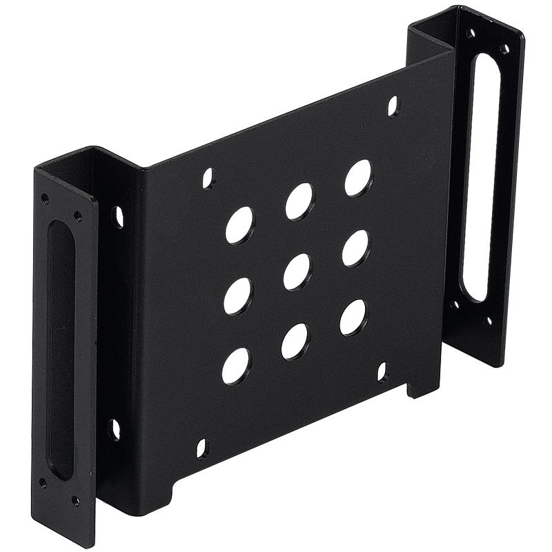 A large main feature product image of ORICO Aluminum 5.25 inch to 2.5 or 3.5 inch Hard Drive Caddy - Black