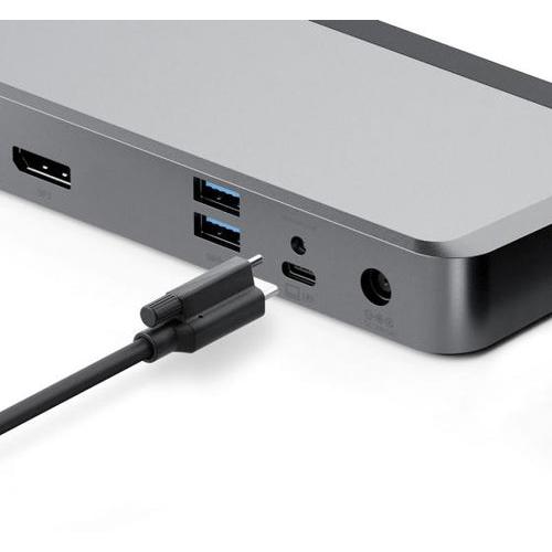 A large main feature product image of ALOGIC MX2 USB Type-C Dual Display DP Alt. Mode Docking Station with 100W PD