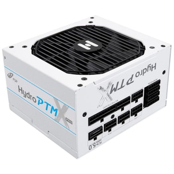 Product image of FSP Hydro PTM PRO 1200W Platinum PCIe 5.0 ATX Modular PSU - White - Click for product page of FSP Hydro PTM PRO 1200W Platinum PCIe 5.0 ATX Modular PSU - White