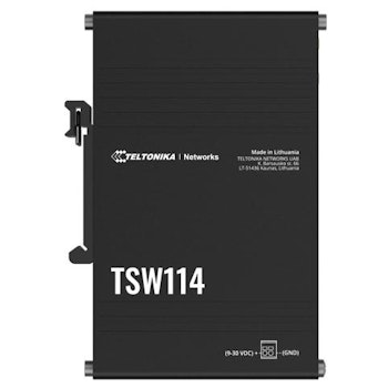 Product image of Teltonika TSW114 Gigabit Din Rail Switch - 5 Port - Click for product page of Teltonika TSW114 Gigabit Din Rail Switch - 5 Port