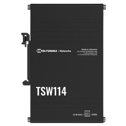 Teltonika TSW114 Gigabit Din Rail Switch - 5 Port