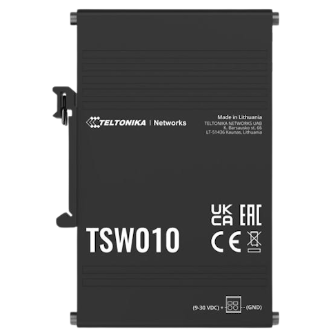 Teltonika TSW010 - Industrial Rack-Mount 5-Port Ethernet Switch