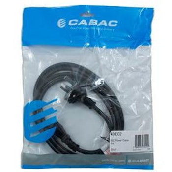 Product image of Cabac 2M Cable 3-Pin AU To IEC C13 - Click for product page of Cabac 2M Cable 3-Pin AU To IEC C13