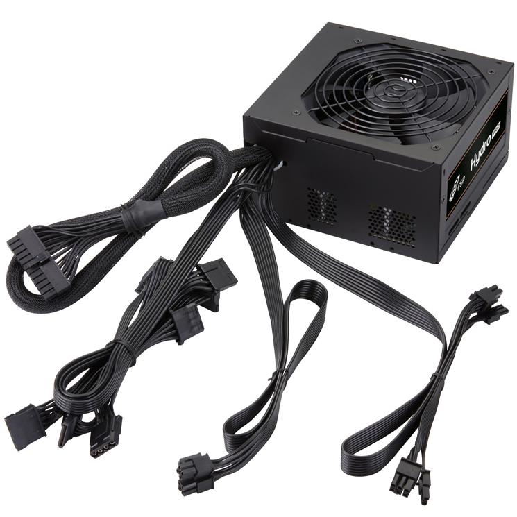 A large main feature product image of FSP Hydro K PRO 600W Bronze ATX PSU