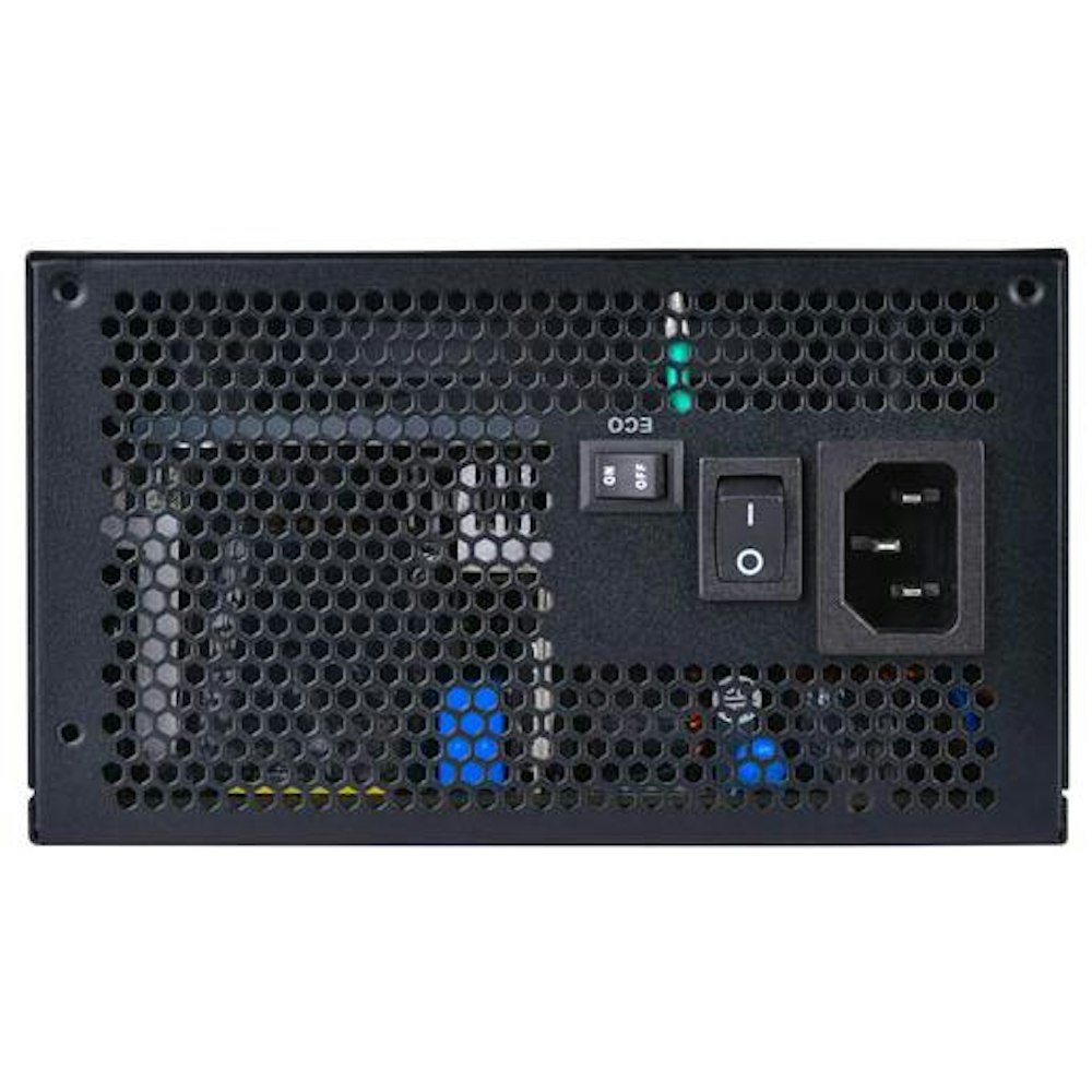 A large main feature product image of SilverStone 750W 80+ Gold PCIe Gen5 ATX 3.0 Fully Modular PSU - Black