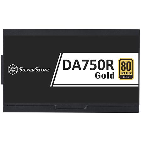 A large main feature product image of SilverStone Decathlon R 750W Gold PCIe 5.0 ATX Modular PSU