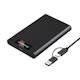 A small tile product image of Simplecom SE239 Tool-free 2.5" SATA HDD SSD to USB-C Enclosure with RGB Lights USB 3.2 Gen 2