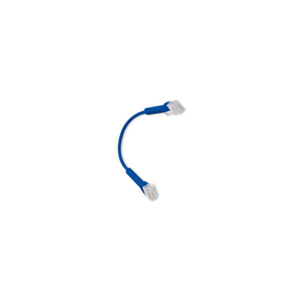 A large main feature product image of Ubiquiti UniFi Cat6 22cm Ultra-Thin Bendable Patch Cable 50 Pack - Blue