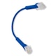 A small tile product image of Ubiquiti UniFi Cat6 22cm Ultra-Thin Bendable Patch Cable 50 Pack - Blue
