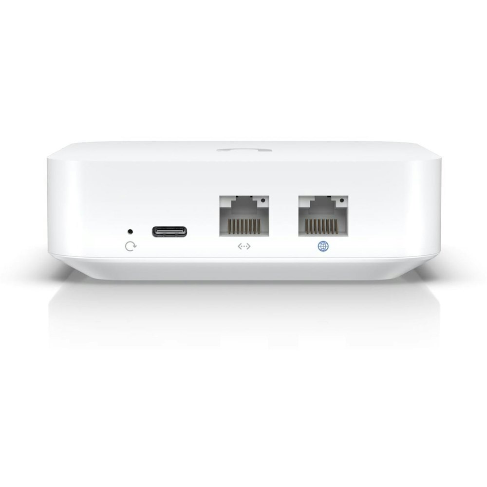 A large main feature product image of Ubiquiti UniFi Express UX UniFi Cloud Gateway And WiFi 6 Access Point