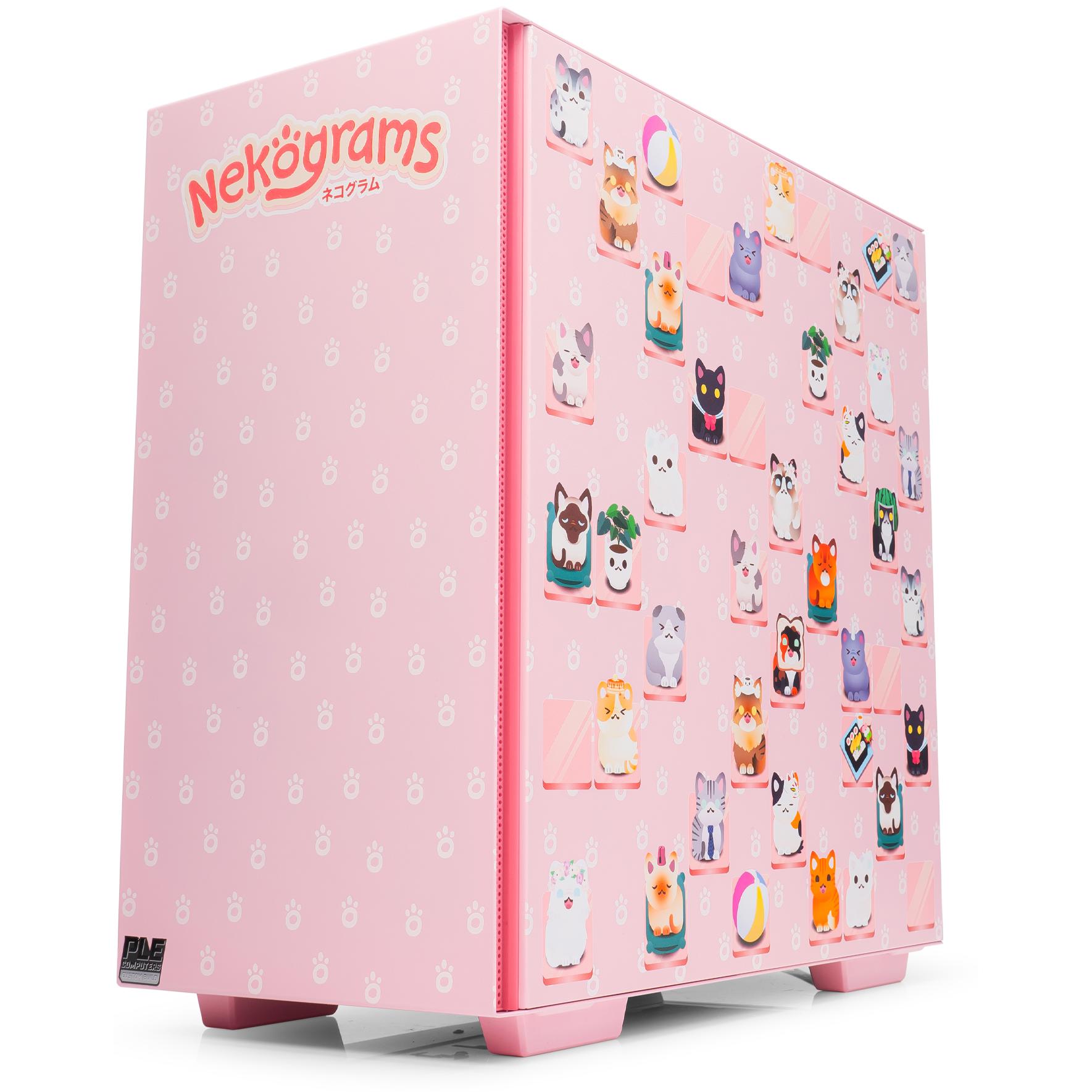 A large main feature product image of Quest Nekograms Customisation Package - Quest Case Print (three panels)