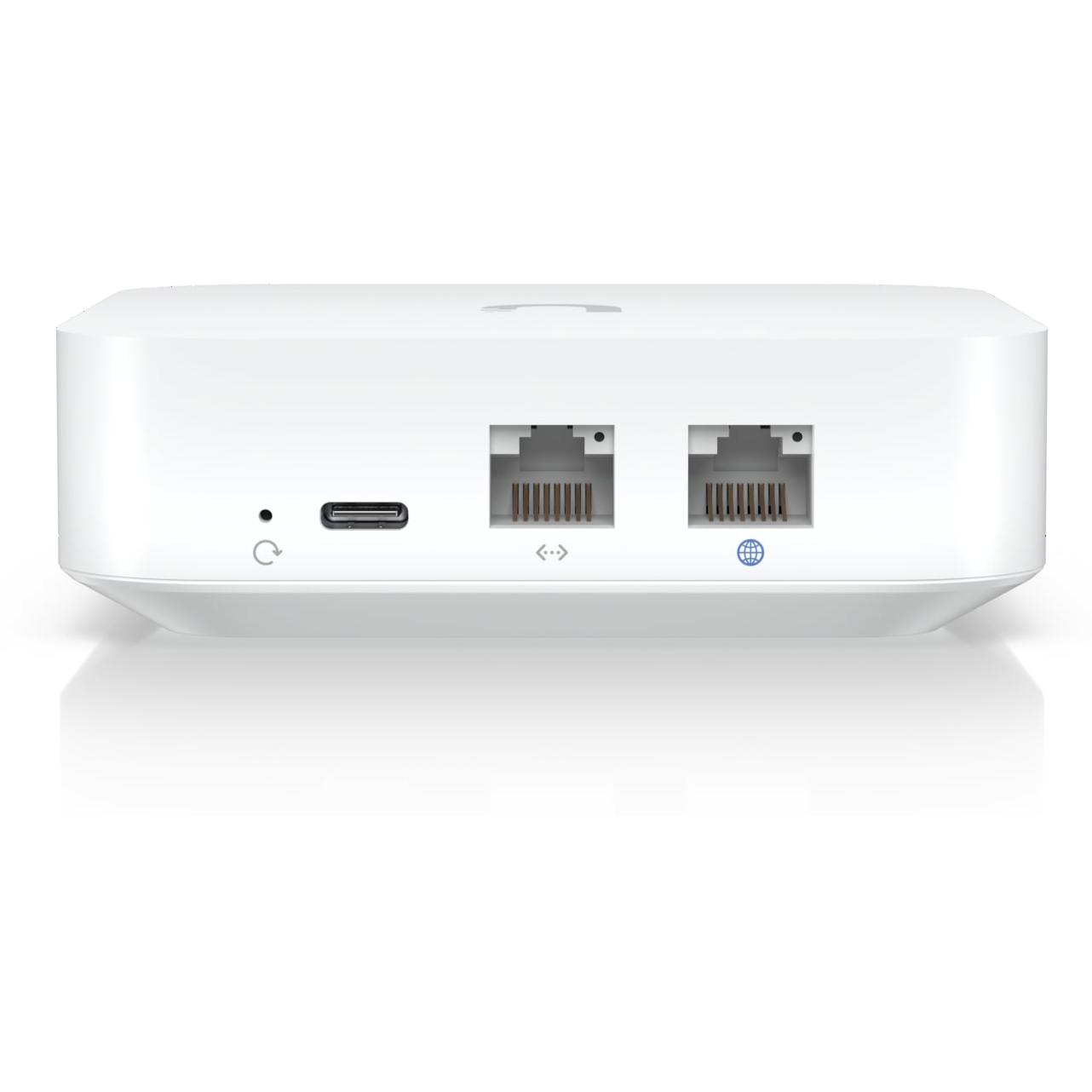 A large main feature product image of Ubiquiti UniFi Gateway Lite Router