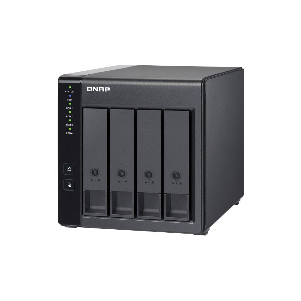 QNAP NAS 4ベイ USB 3.0 QNAP TR-004 4-Bay NAS/DAS with USB Type-C | PLE Computers