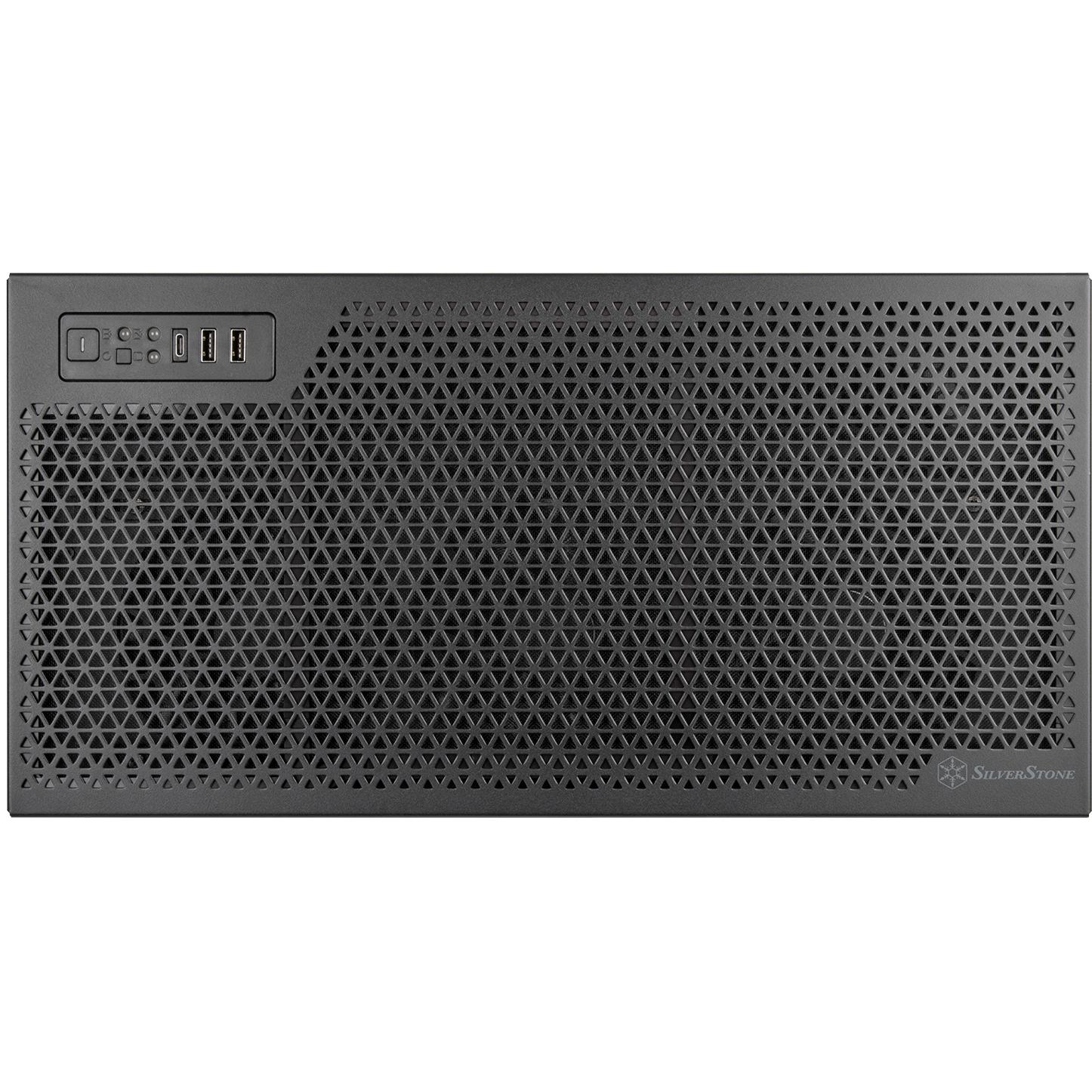 A large main feature product image of SilverStone RM52 5U Rackmount Case