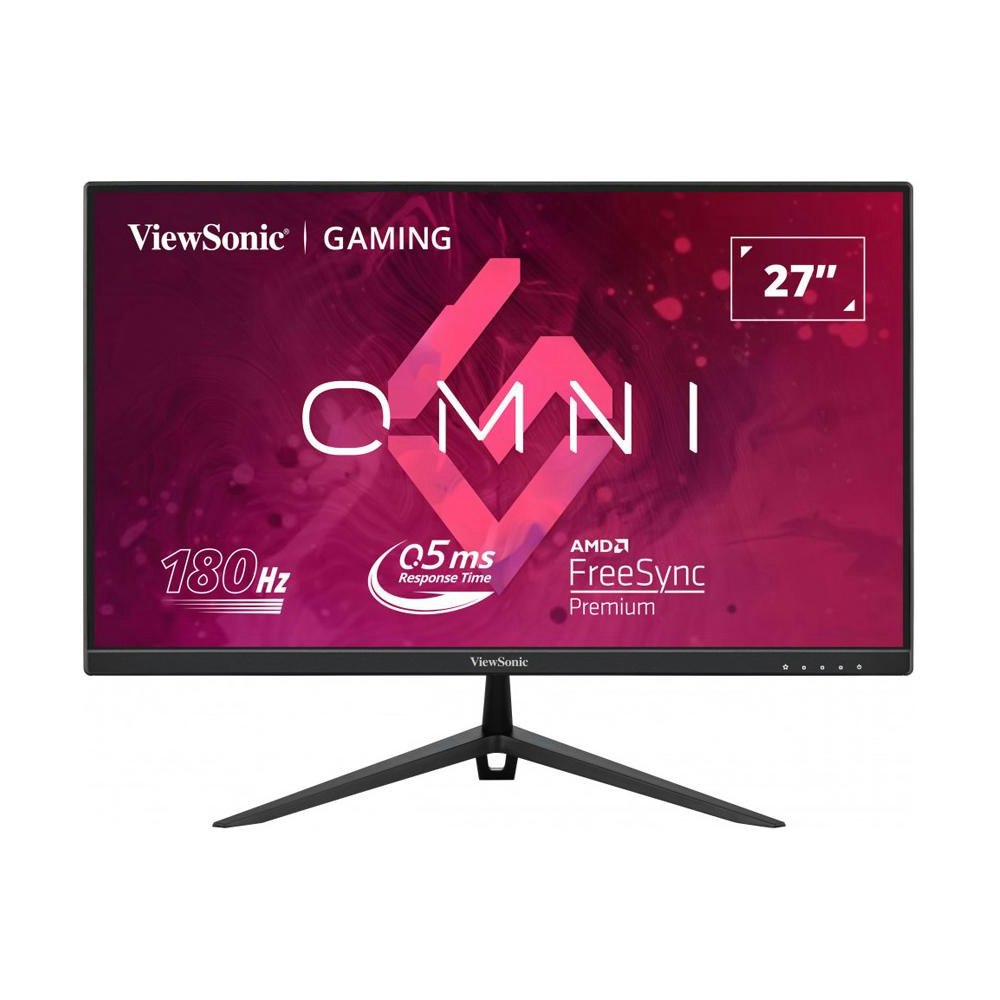 A large main feature product image of Viewsonic Omni VX2728 27” FHD 180Hz IPS Monitor