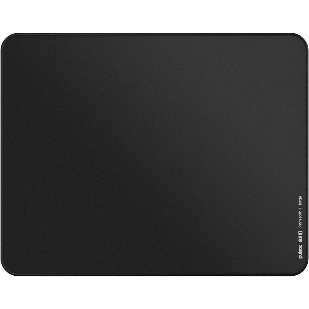 A large main feature product image of Pulsar ES1 Mousepad 3mm L - Black