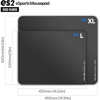 Product image of Pulsar ES2 Mousepad 4mm Large -  Black - Click for product page of Pulsar ES2 Mousepad 4mm Large -  Black
