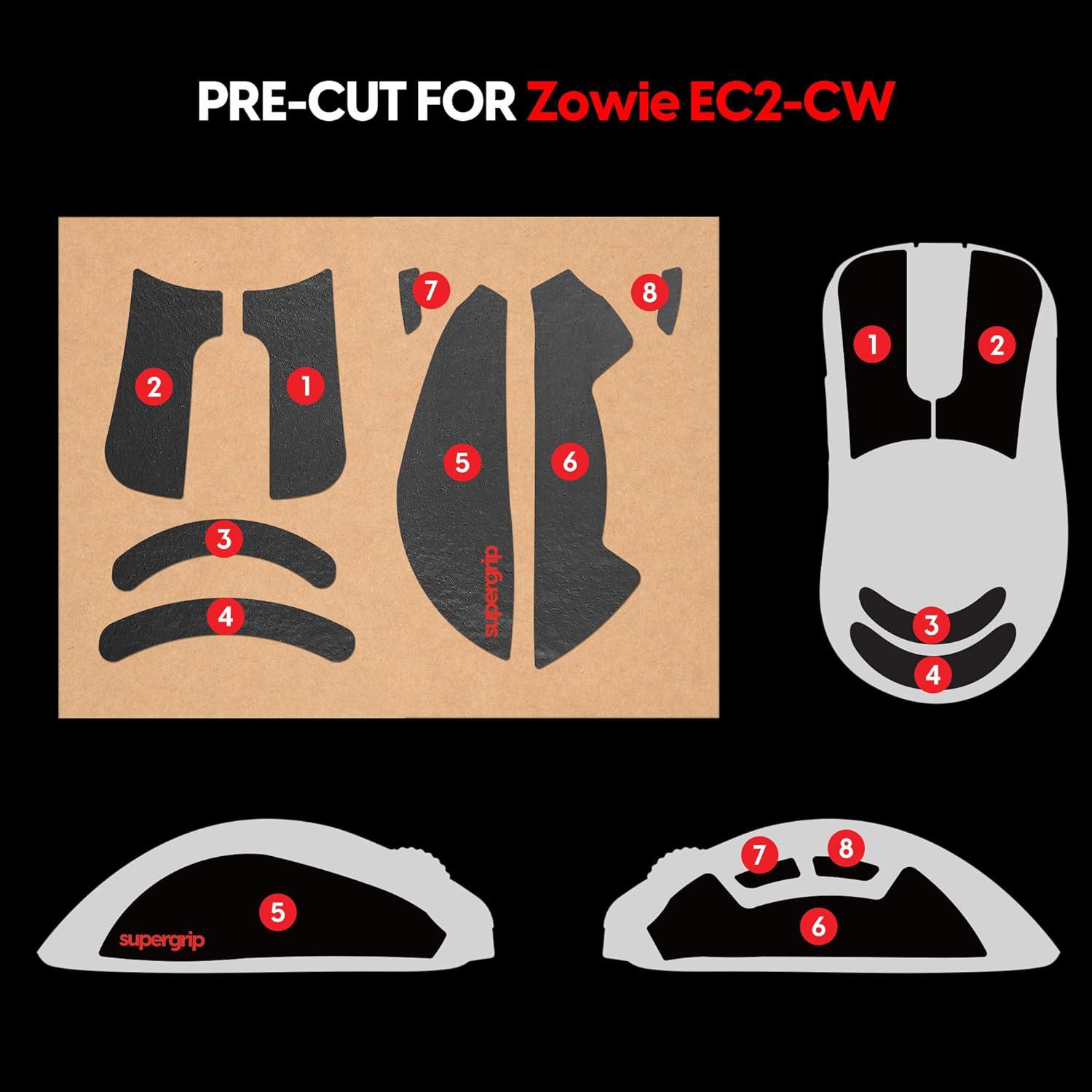 Pulsar Supergrip Grip Tape Zowie EC2CW PLE Computers