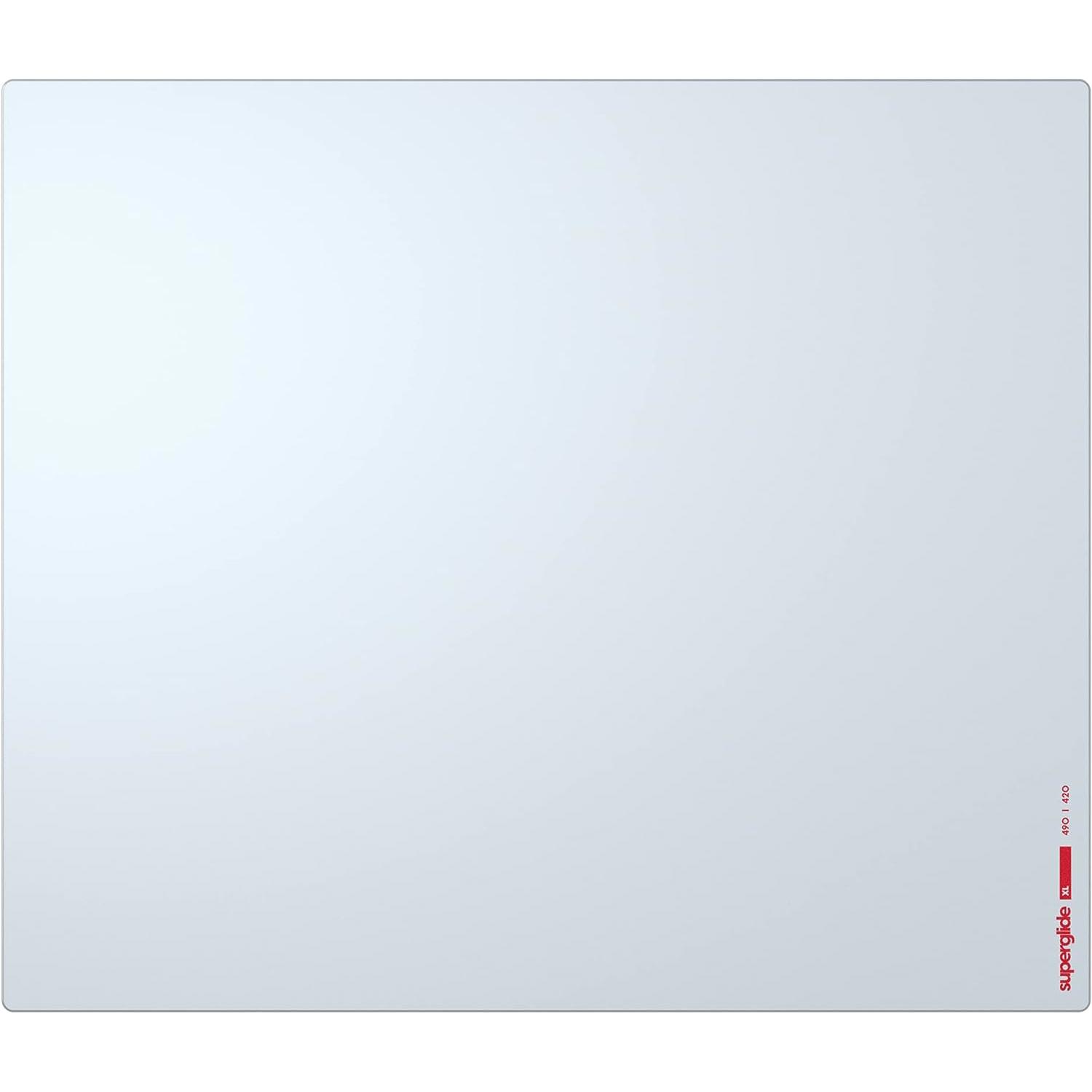 Pulsar Superglide Glass Mousepad - XL (White) | PLE Computers