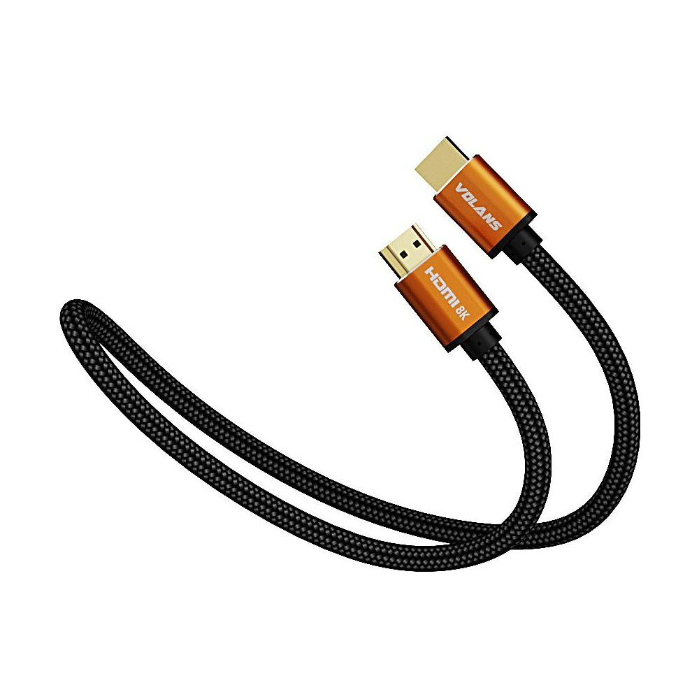 A large main feature product image of Volans Ultra 8K HDMI to HDMI Cable V2.1 - 1m