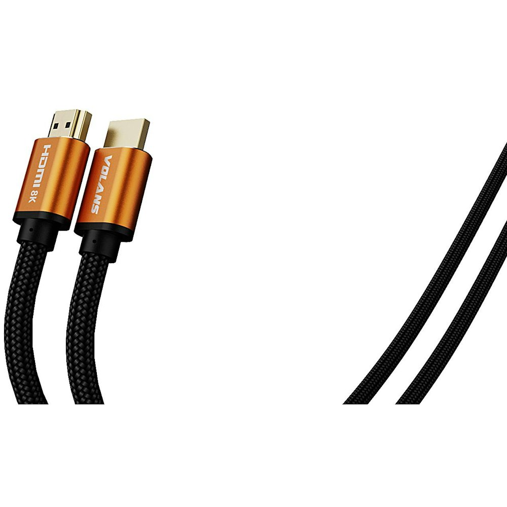 A large main feature product image of Volans Ultra 8K HDMI to HDMI Cable V2.1 - 1M