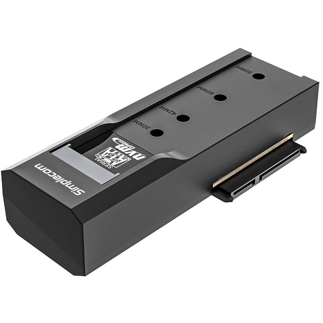 A large main feature product image of Simplecom SA536 USB to M.2 and SATA 2-in-1 Adapter