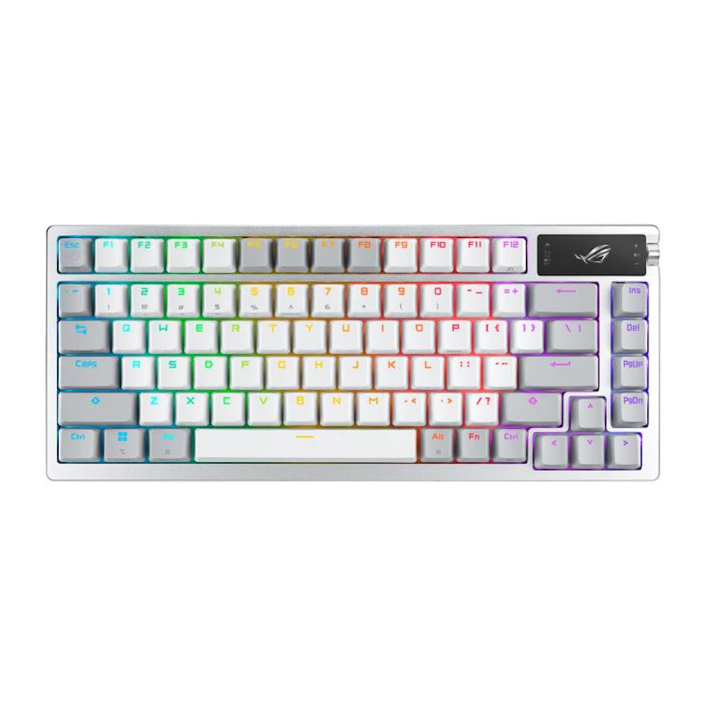 ASUS ROG Azoth 75% Wireless Custom Mechanical Gaming Keyboard - ROG NX Storm Switch (White)