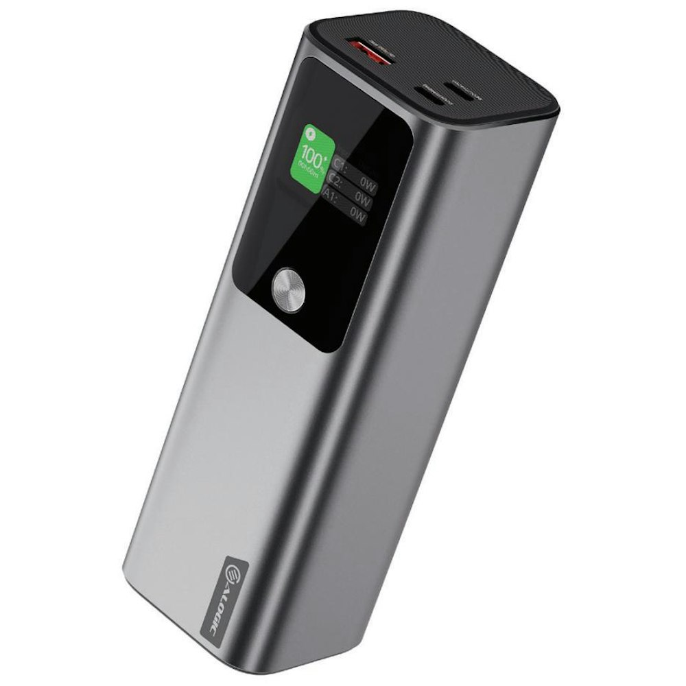 A large main feature product image of ALOGIC Ark 27,000mAh Power Bank with 140W USB-C Charging