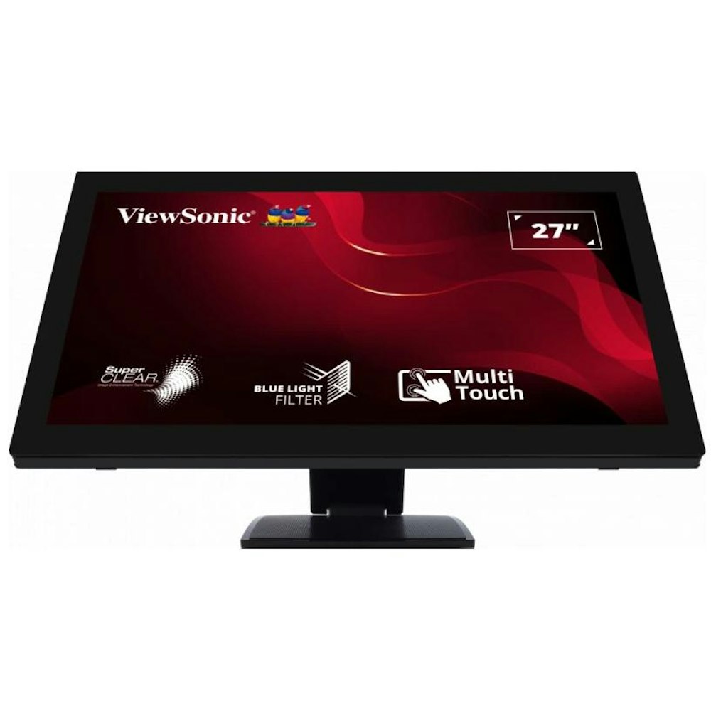 A large main feature product image of ViewSonic TD2760 27" FHD 60Hz VA Touch Monitor